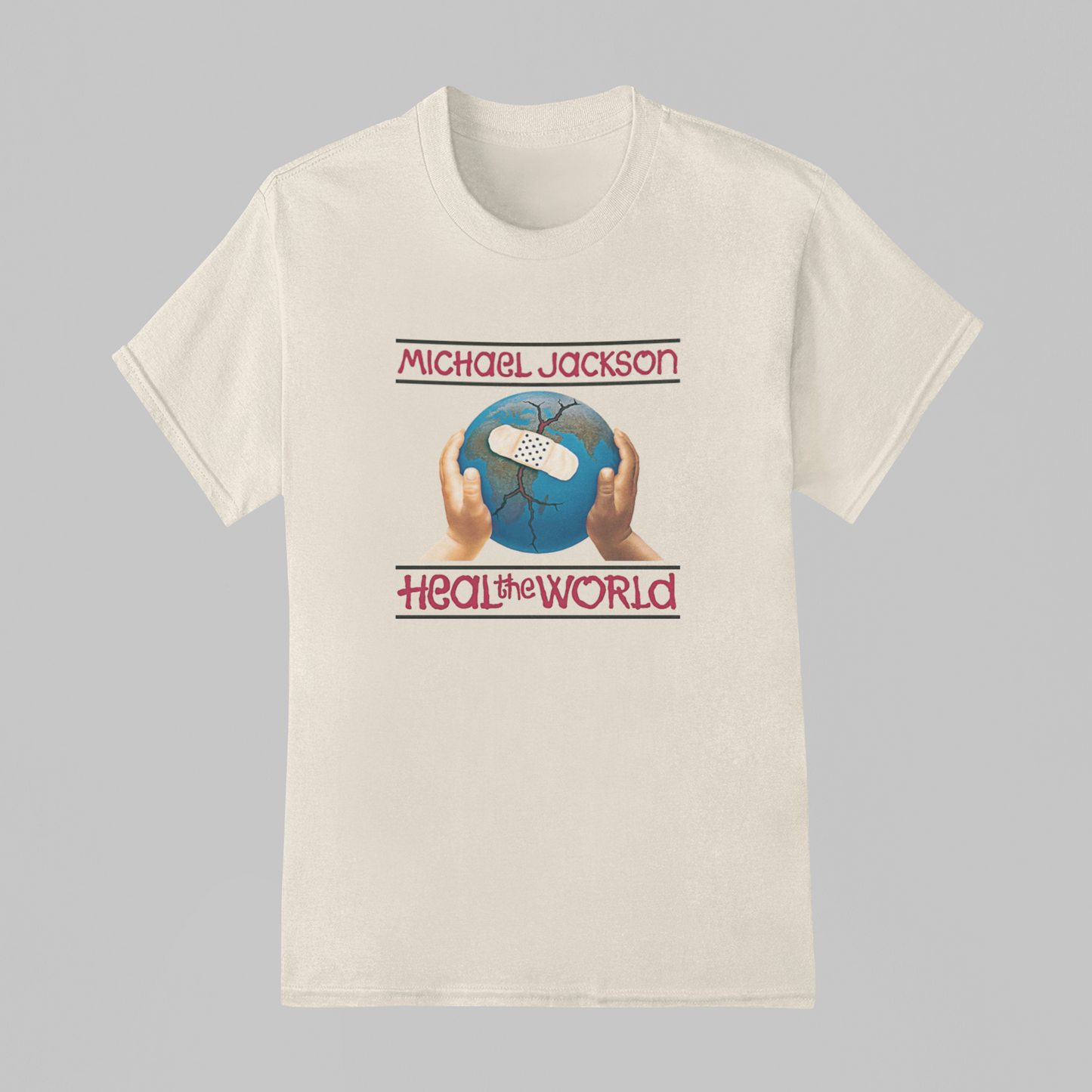 Camiseta Básica Michael Jackson Heal The World