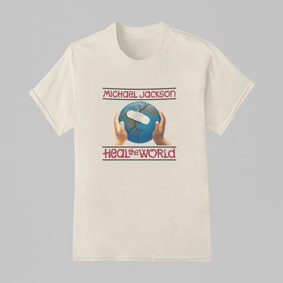Camiseta Básica Michael Jackson Heal The World
