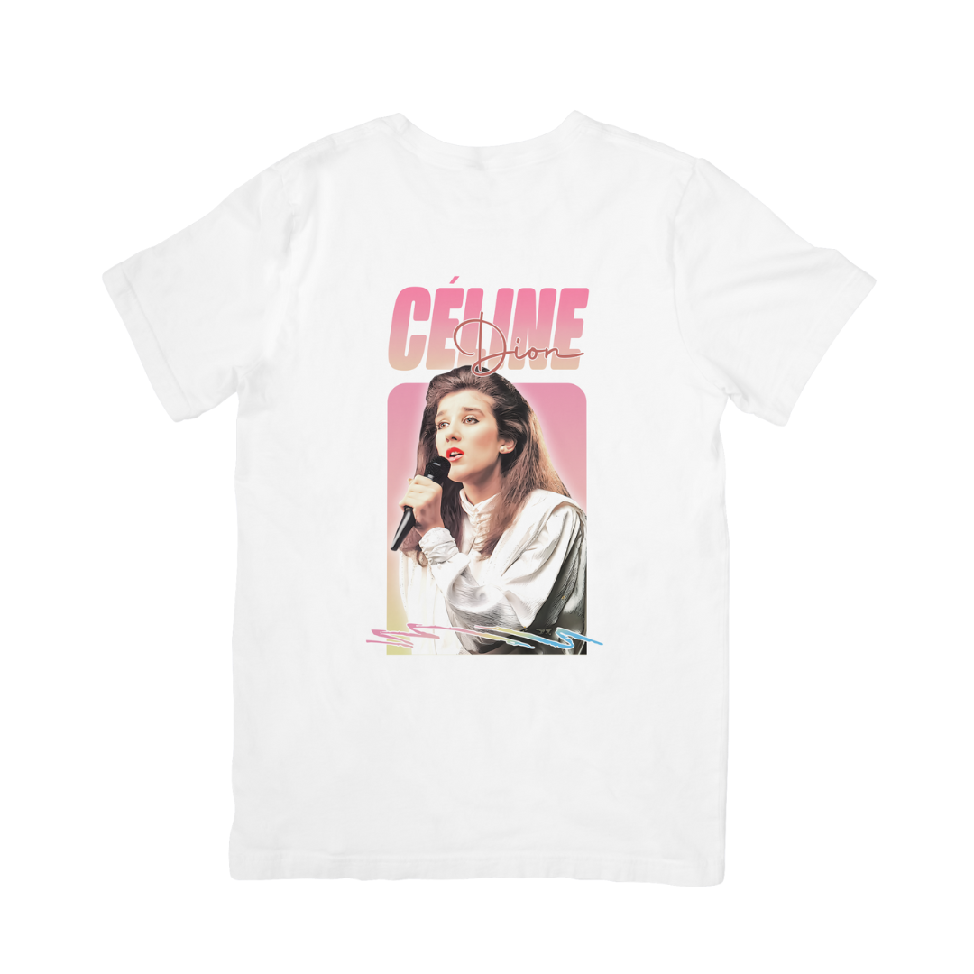 Camiseta Básica Céline Dion Singer