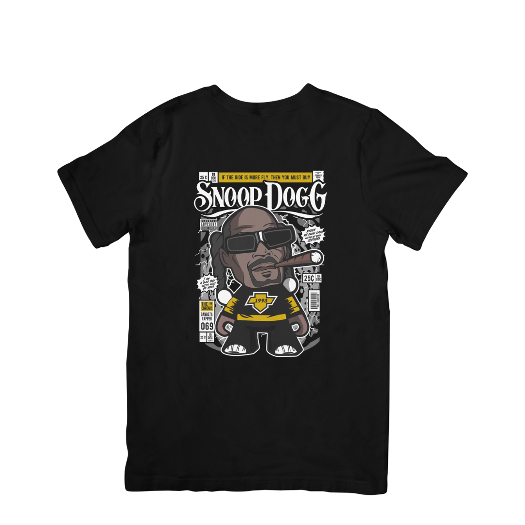 Camiseta Básica Snoop Dogg Smoke