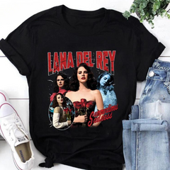 Camiseta Básica Lana Del Rey Summertimes Sadness