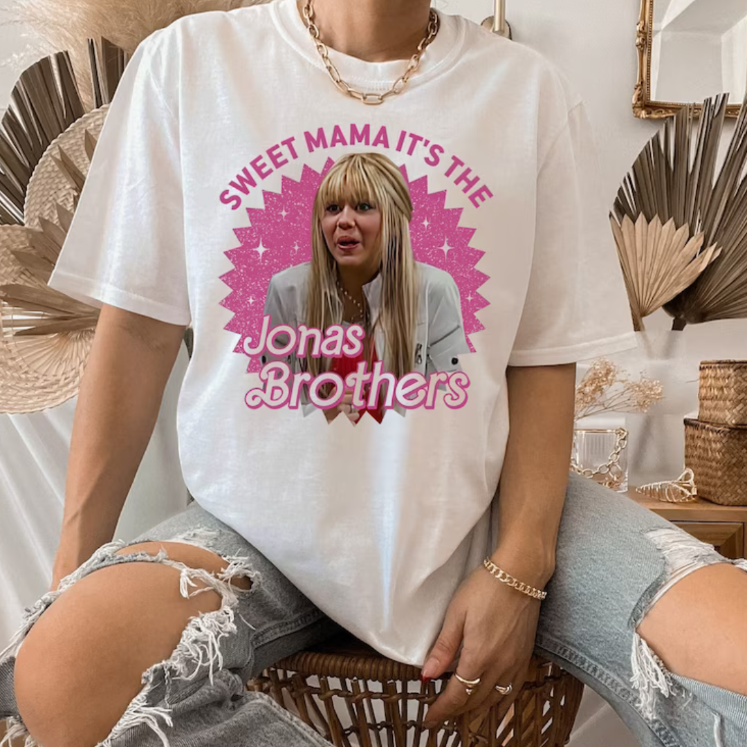 Camiseta Básica Jonas Brothers Sweet Mama It's The J.Brothers