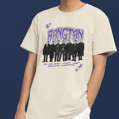 Camiseta Básica BTS Bangtan Integrantes Kpop