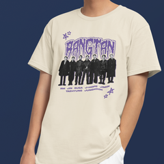 Camiseta Básica BTS Bangtan Integrantes Kpop