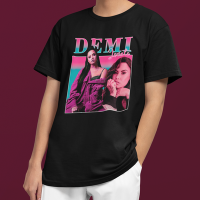 Camiseta Básica Demi Lovato Casual