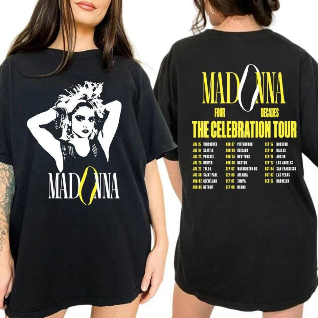 Camiseta Básica Madonna The Celebration Tour