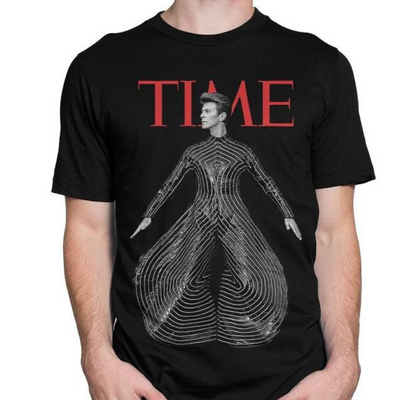 Camiseta Básica David Bowie Time