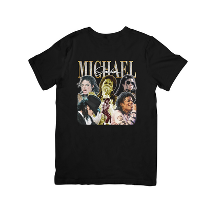 Camiseta Básica Michael Jackson Vintage Retro