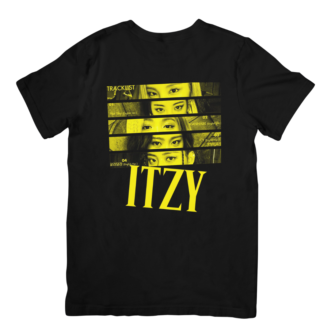 Camiseta Básica Itzy Tracklist