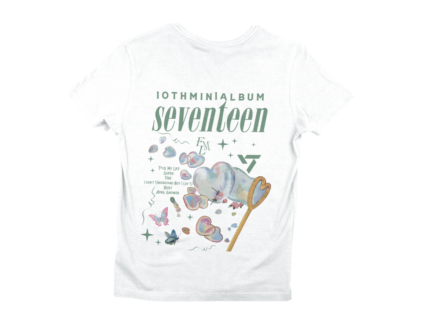 Camiseta Básica Seventeen Iot Minhial Album