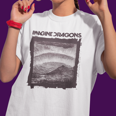 Camiseta Básica Imagine Dragons Graphic Scene