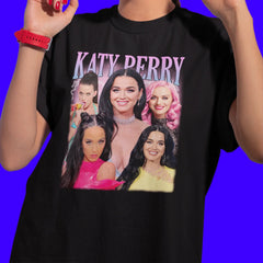 Camiseta Básica Katy Perry Graphic