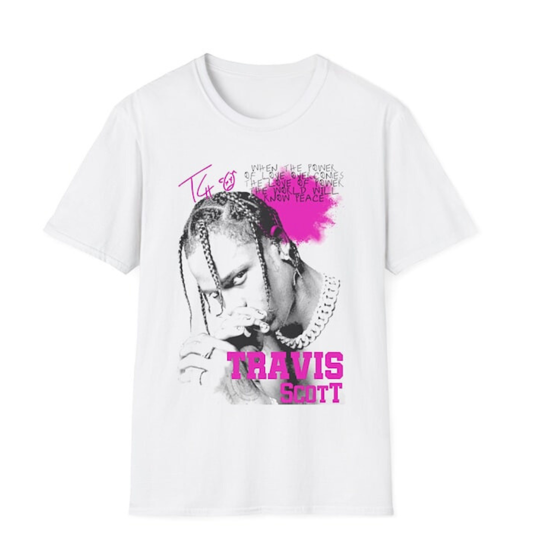 Camiseta Básica Travis Scott 00's Hip Hop