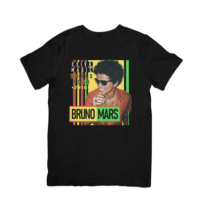 Camiseta Básica XXIVK Magic World Tour Bruno Mars