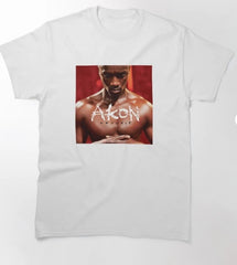 Camiseta Básica Akon Trouble Album