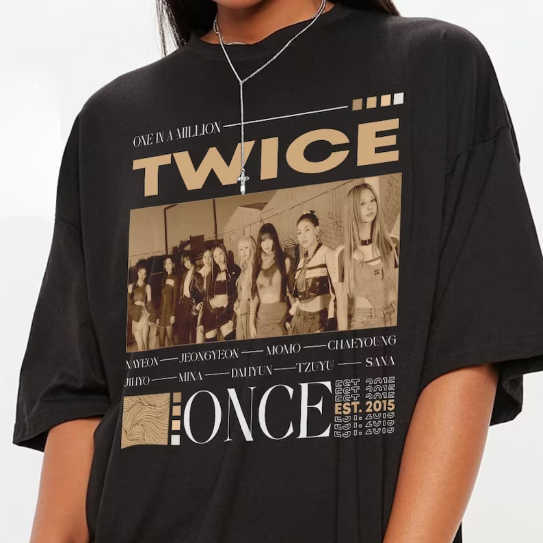 Camiseta Básica Twice One In A Million