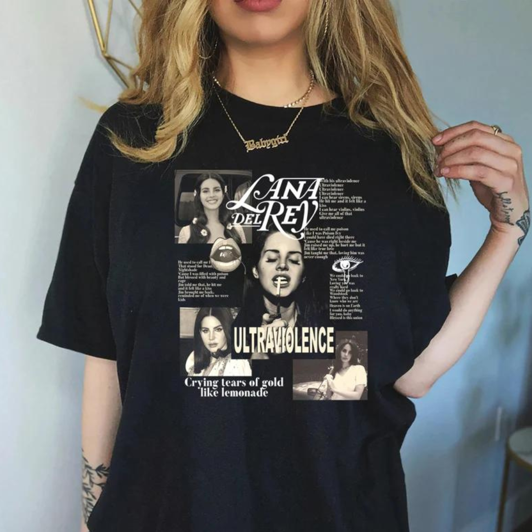 Camiseta Básica Lana Del Rey Ultraviolence – Saoko