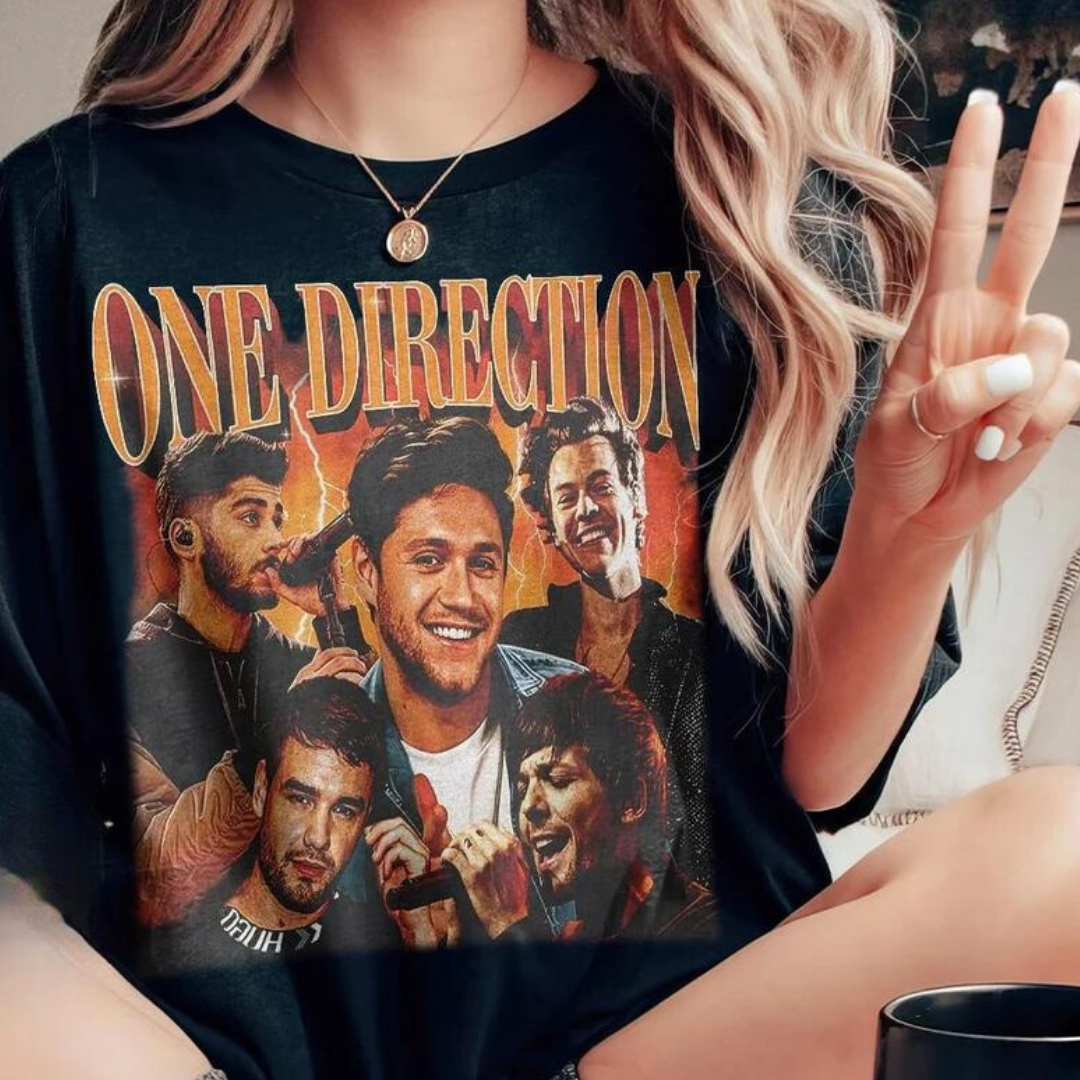 Camiseta Básica One Direction Vintage Play