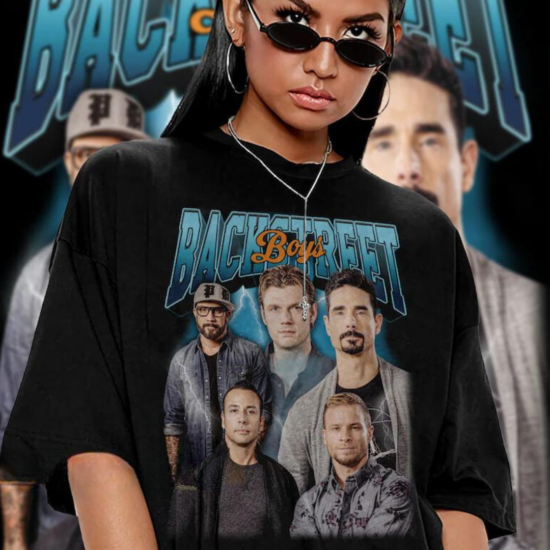 Camiseta Básica Backstreet Boys Vintage Retro