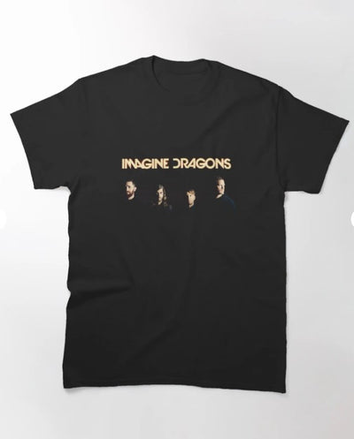Camiseta Básica Imagine Dragons Vintage