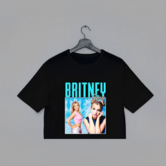 Camiseta Cropped Britney Spears Vintage