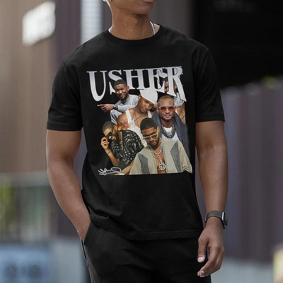 Camiseta Básica Usher Vintage