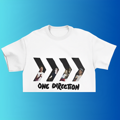 Camiseta Cropped One Direction Vintage