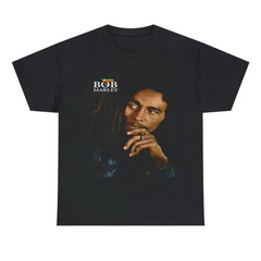 Camiseta Básica Bob Marley Vintage