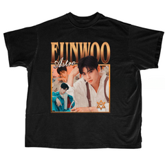 Camiseta Básica Astro Cha Eun-woo Vintage