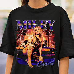 Camiseta Básica Miley Cyrus Vintage