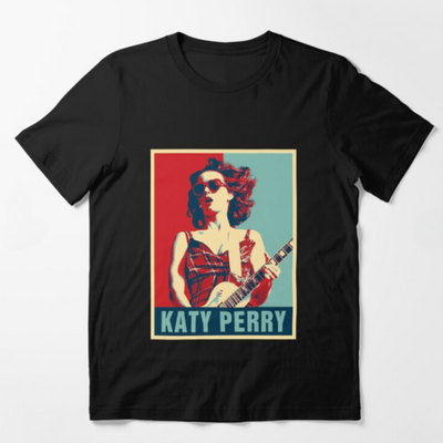 Camiseta Básica Katy Perry Vintage Graphic