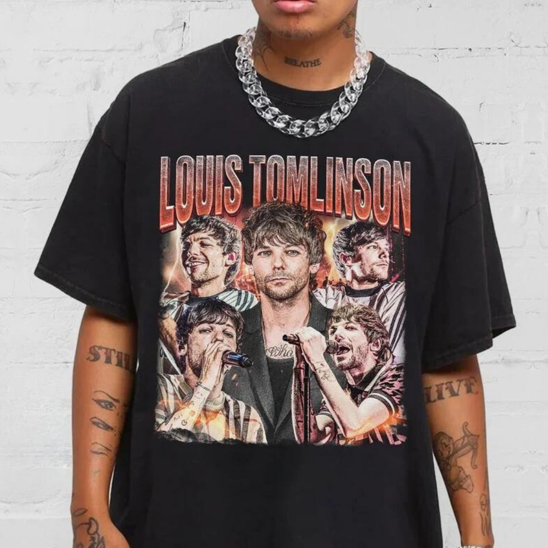 Camiseta Básica Louis Tomlinson Vintage