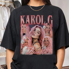 Camiseta Básica Karol G Vintage