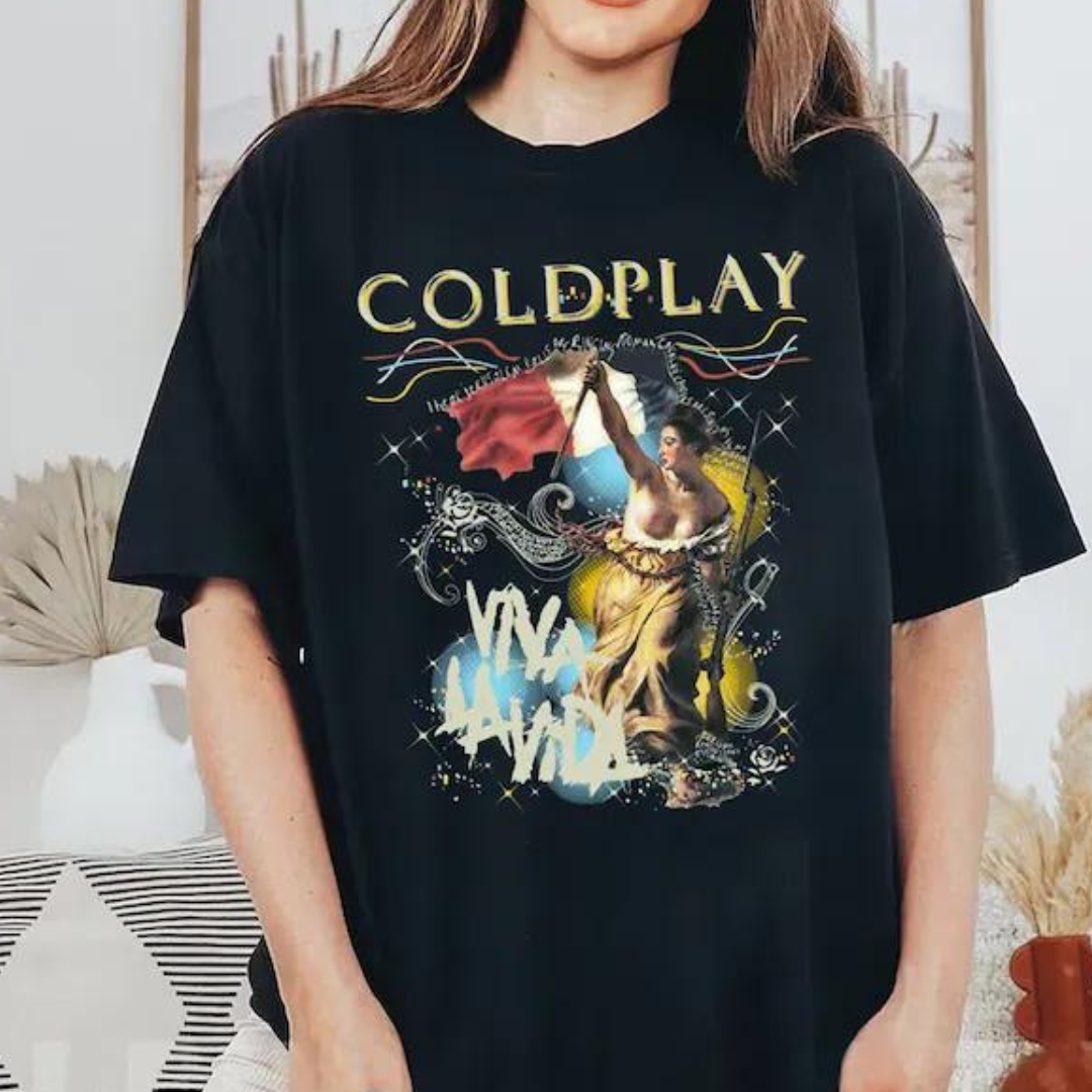 Camiseta Básica Coldplay Viva La Vida