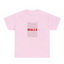 Camiseta Básica Louis Tomlinson Walls Rosa Bebê 