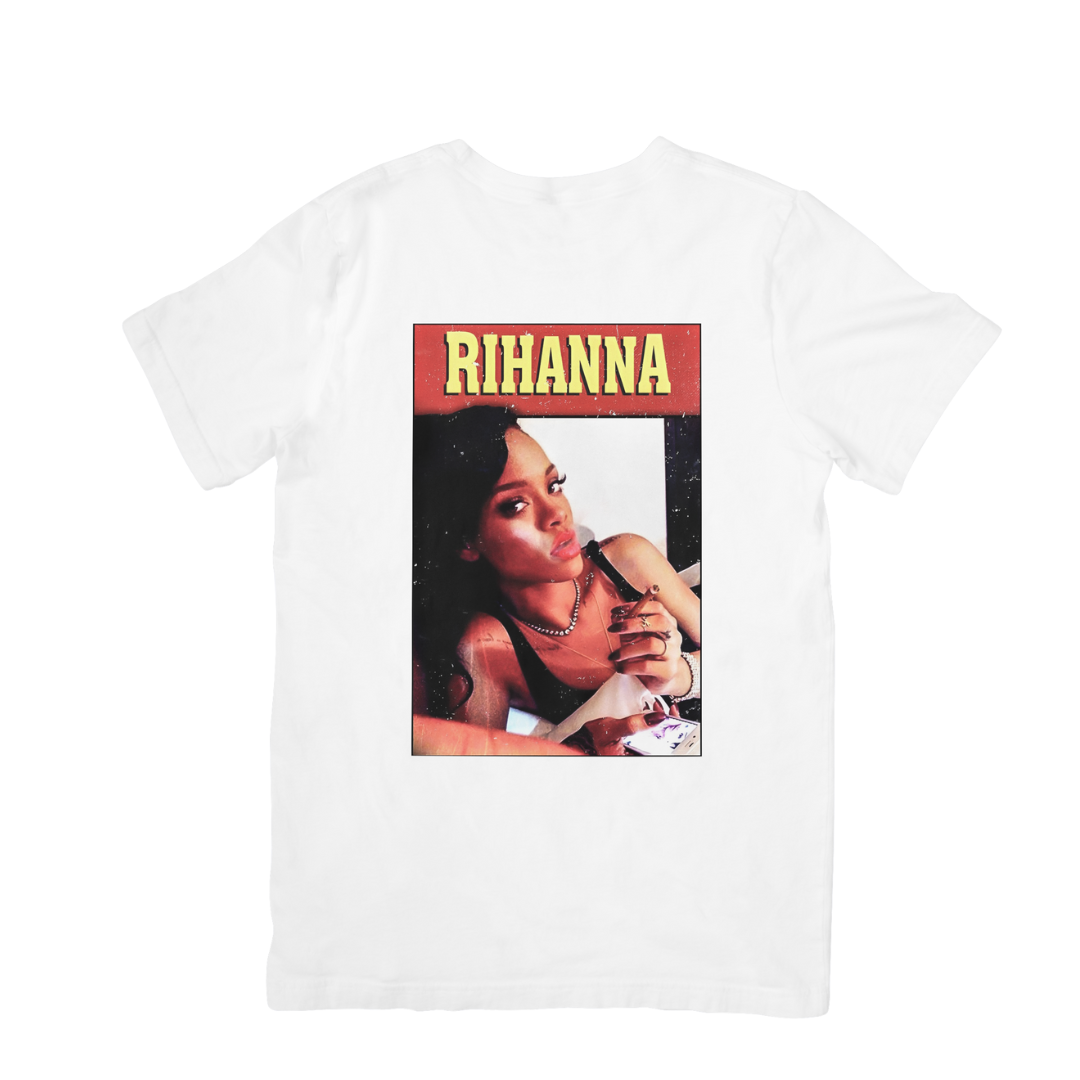 Camiseta Básica Rihanna Retro Vintage