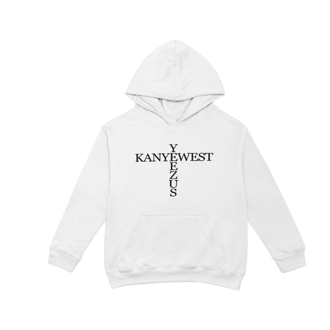 Moletom Canguru Kanye West Yeezus Letter Branco