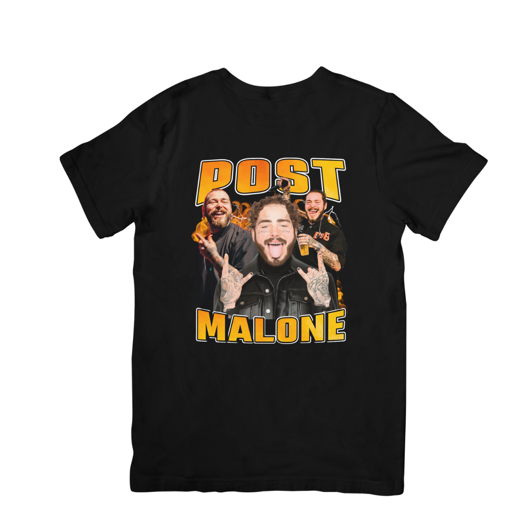 Camiseta Básica Post Malone Freestyle