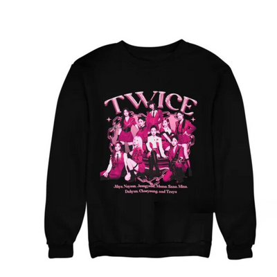 Moletom Gola Redonda Twice Graphic