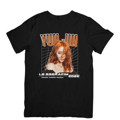 Camiseta Básica Le Sserafim Yunjin Graphic