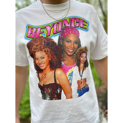 Camiseta Básica Casual Beyonce
