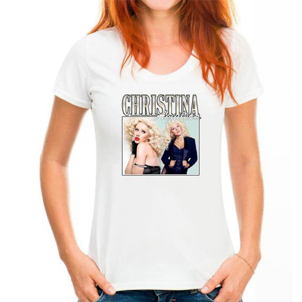 Camiseta Básica Christina Aguilera