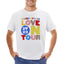 Camiseta Básica Harry Styles Love on Tour - Branco