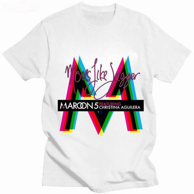 Camiseta Básica Maroon 5 Move Like Jagger