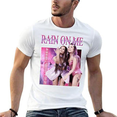 Camiseta Básica Lady Gaga Rain on Me