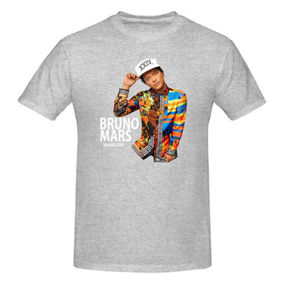 Camiseta Básica Bruno Mars 24K Magic Tour
