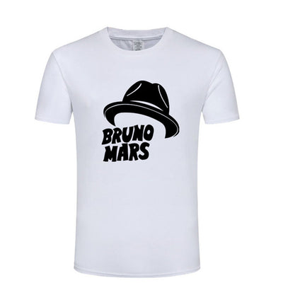 Camiseta Básica Chapéu Bruno Mars