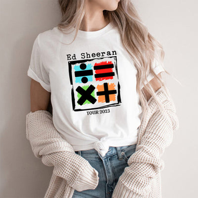 Camiseta Básica Ed Sheeran Tour 2023