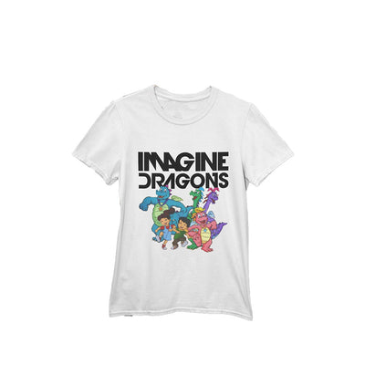 Camiseta Básica Imagine Dragons Meme Funny