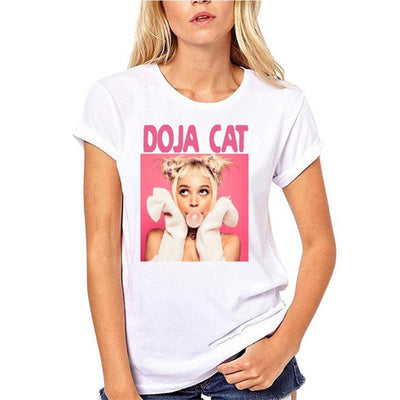 Camiseta Básica Doja Cat Bubble Gum